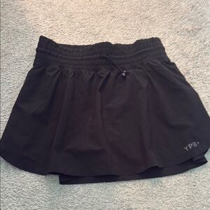 YPB Black Athletic Skort